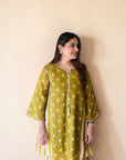 Meher Olive Boota Co-ord Set