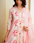 Pink Off-White Suit Set 