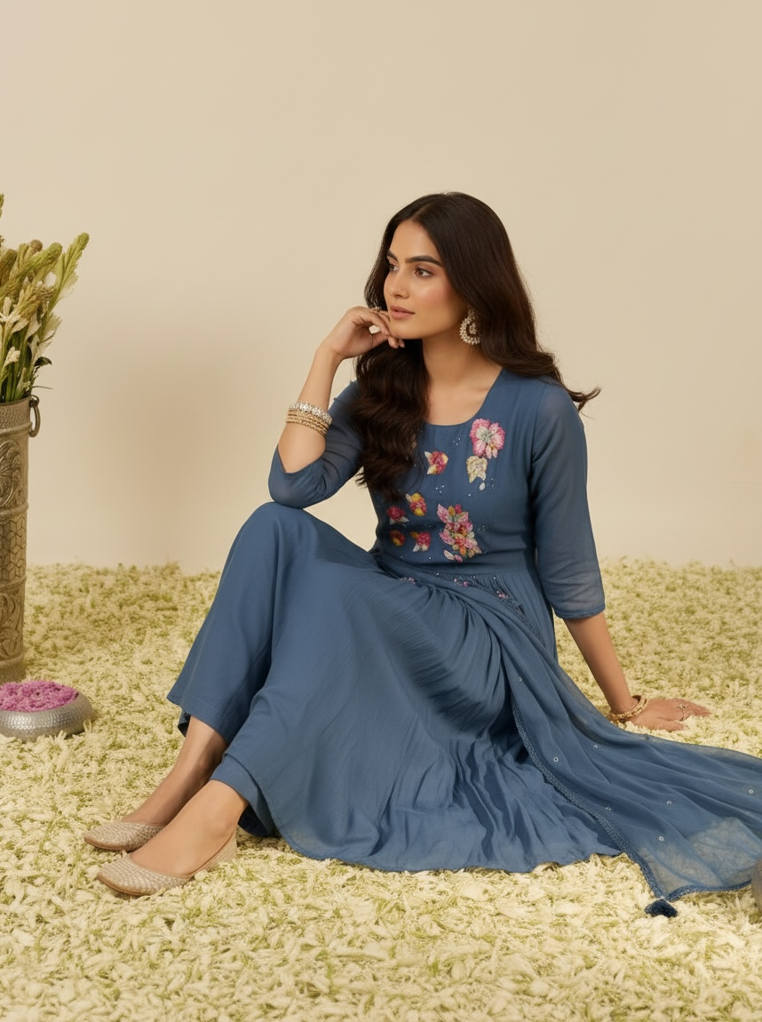 Bluebell Bloom Suit Set