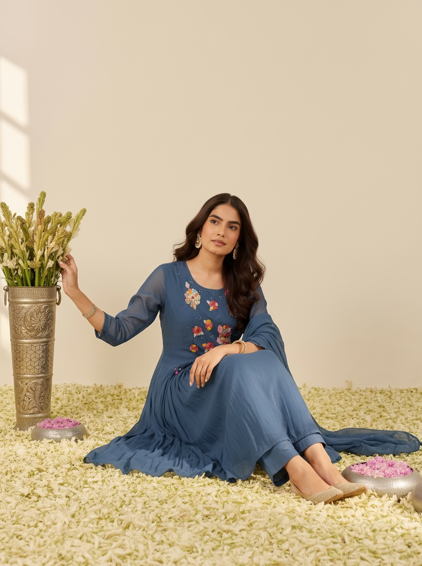 Bluebell Bloom Suit Set