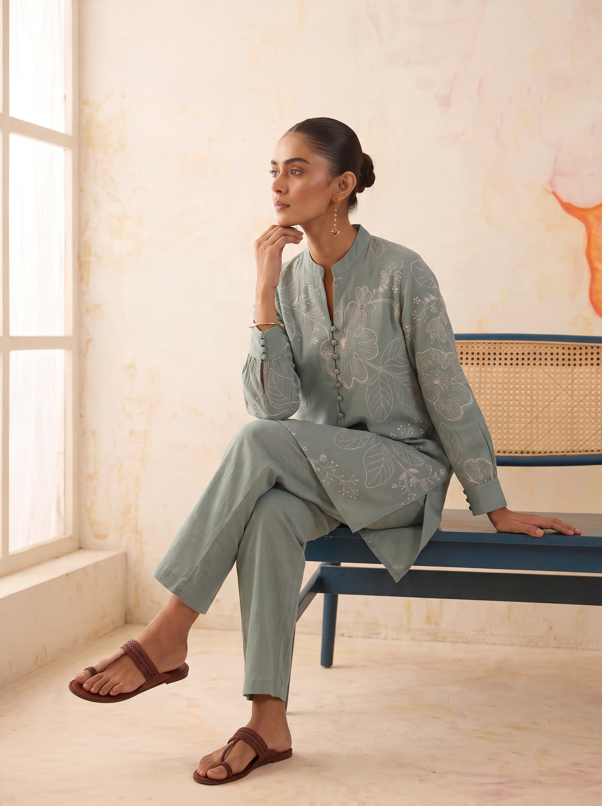 Pastel Sage Green Co-ord Set