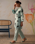 Mint Mogra Co-ord Set