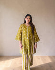 Meher Olive Boota Co-ord Set