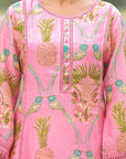 Baby pink floral coord set