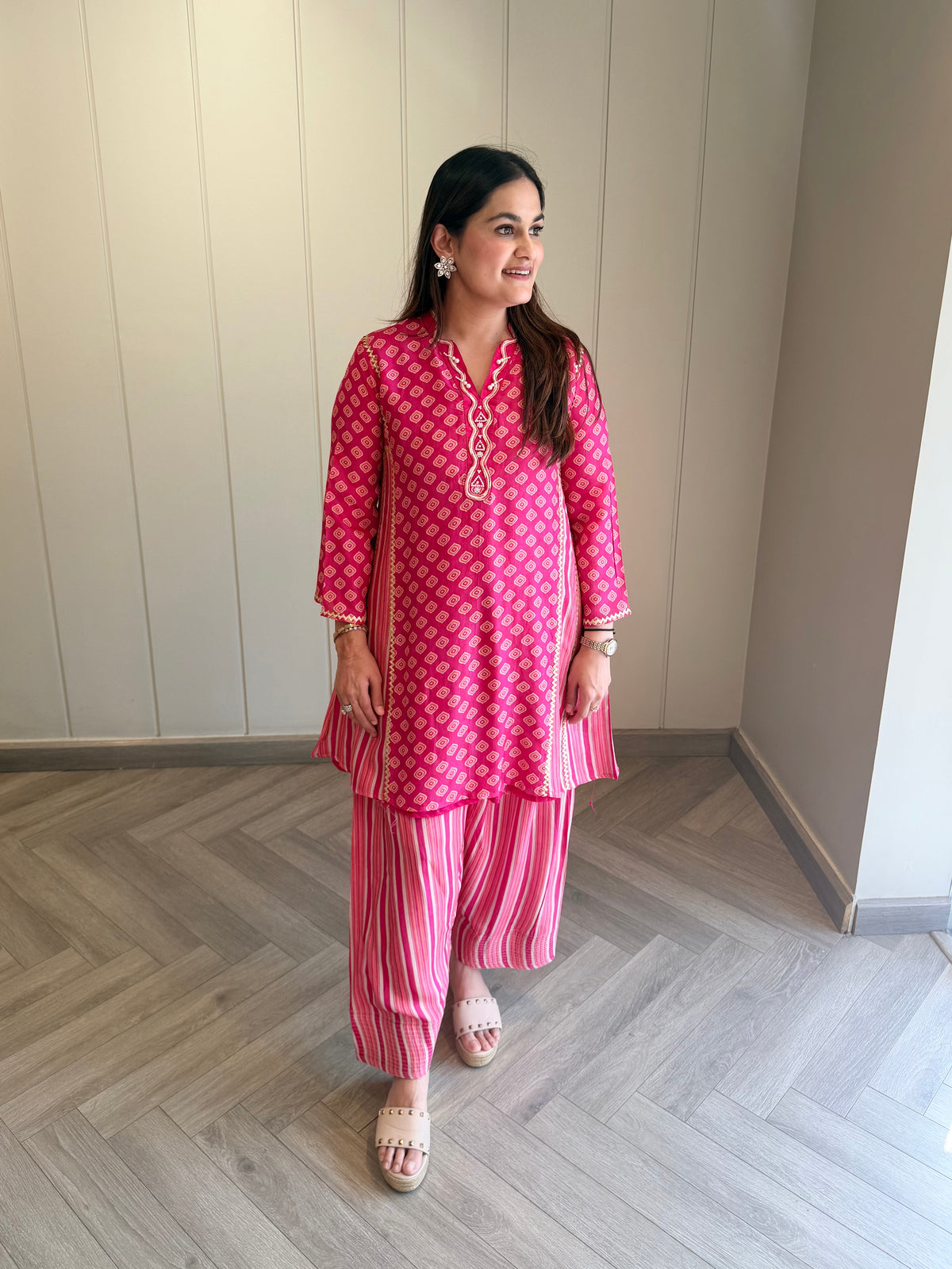 Rani Saaj Strips Co-ord Set
