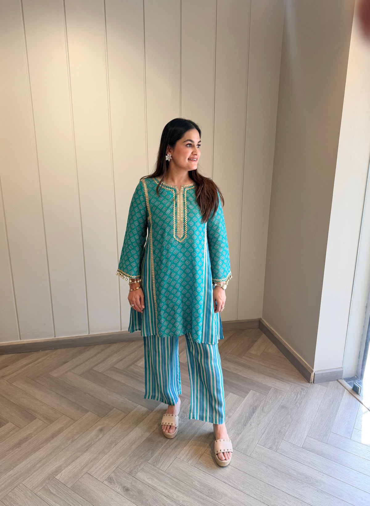 Ocean Adda Gota Co-ord Set