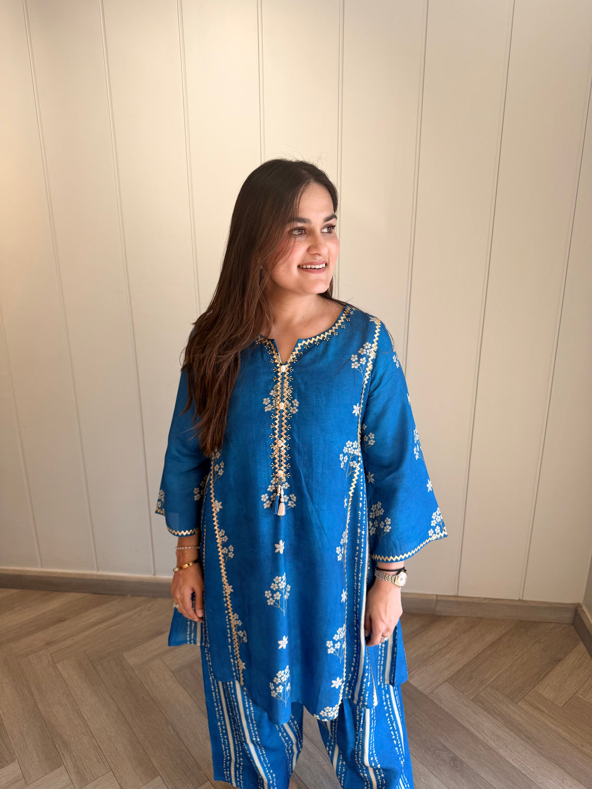 Neel Bagh Phool Co-ord Set