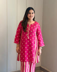 Gulaabi Noor Boota Co-ord Set