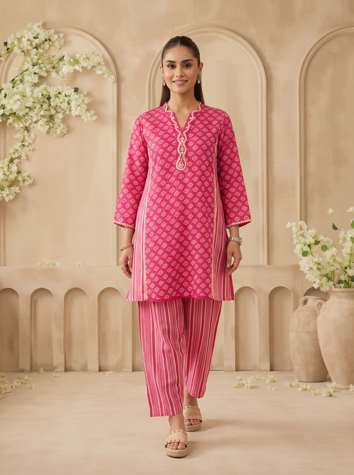 Rani Saaj Strips Co-ord Set