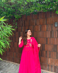 Fuchsia Bloom Suit Set
