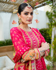 Pink begum suit set