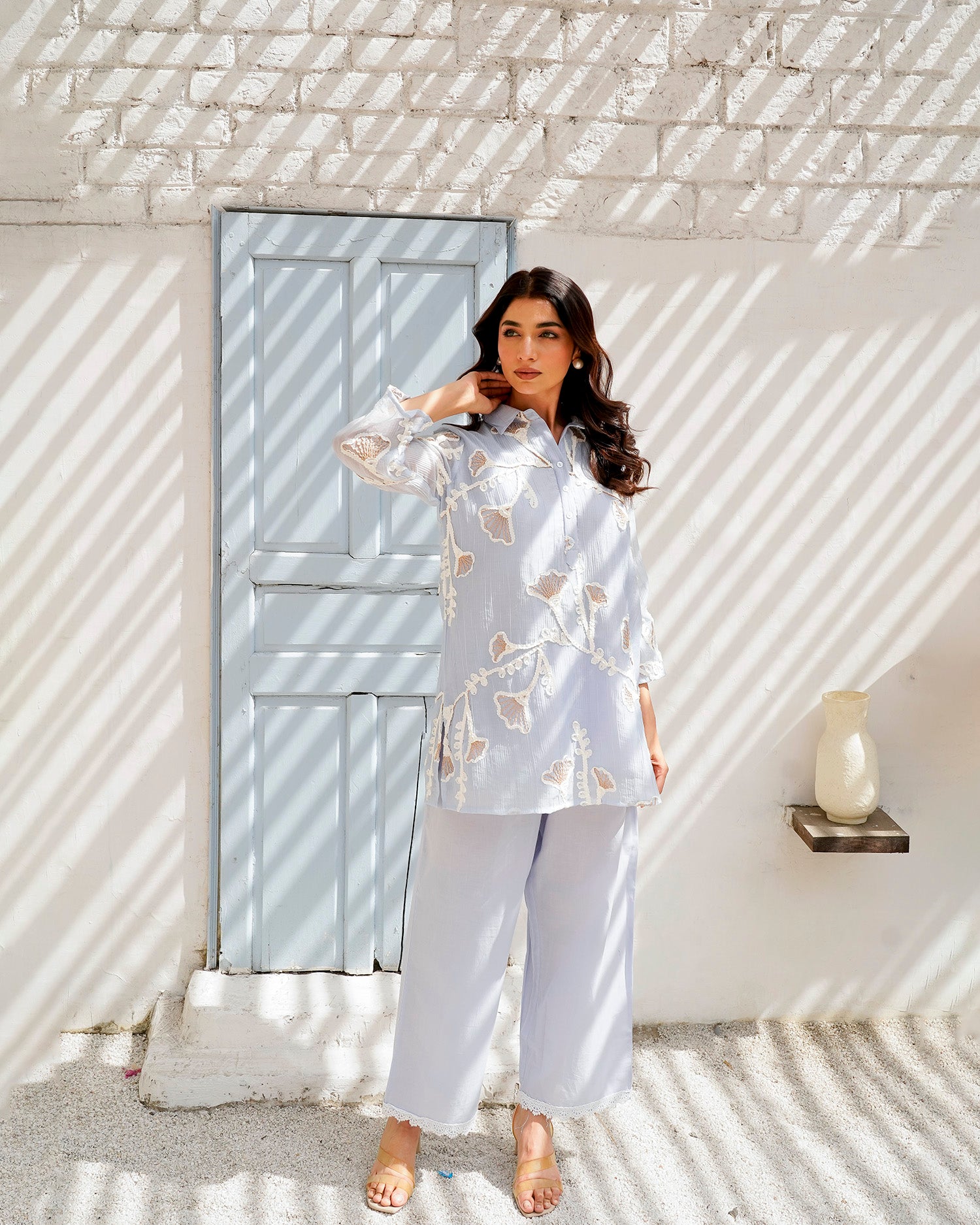 Petal whispers peach co-ord set