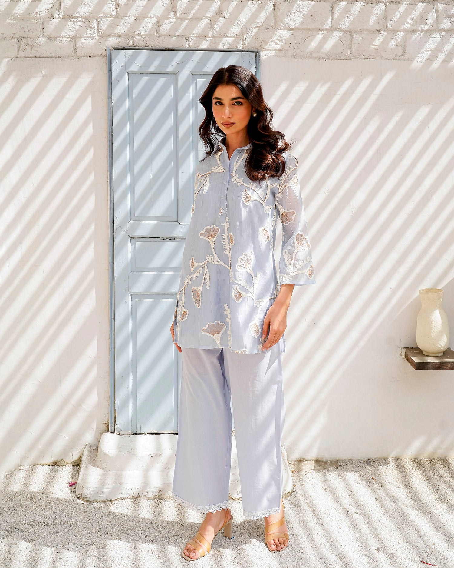 Petal whispers peach co-ord set