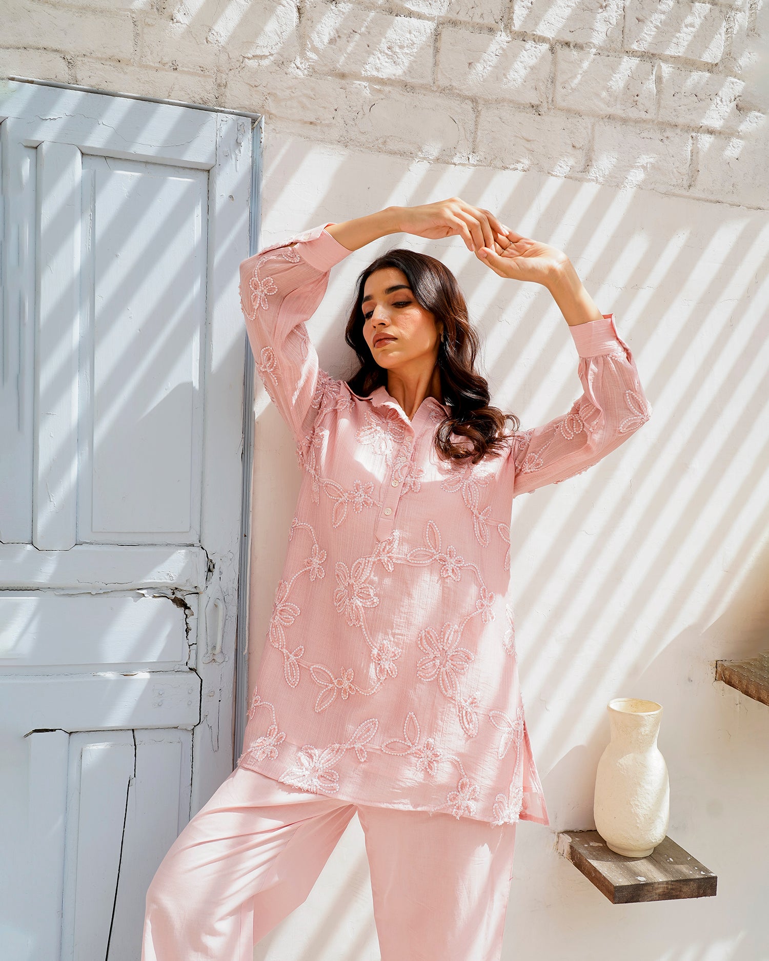 Serene blossom Lime co-ord