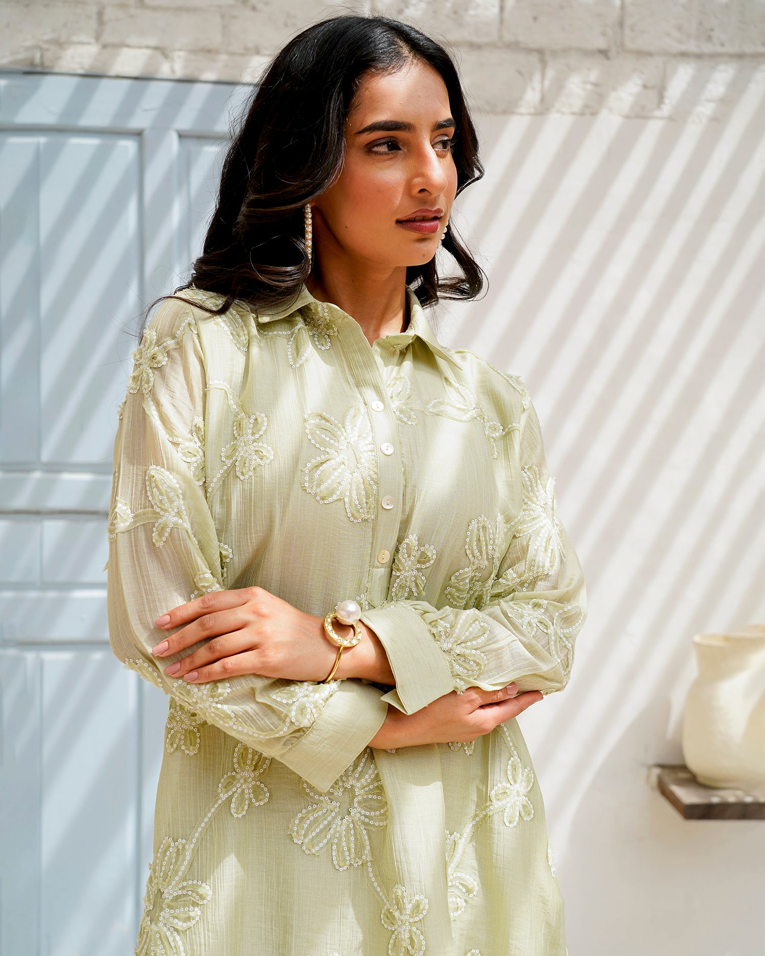 Serene blossom Lime co-ord