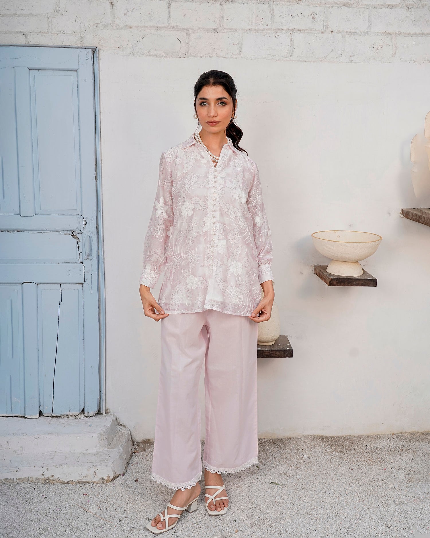 Sunlit florals slate coord set