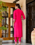 Hot pink gotta suit set