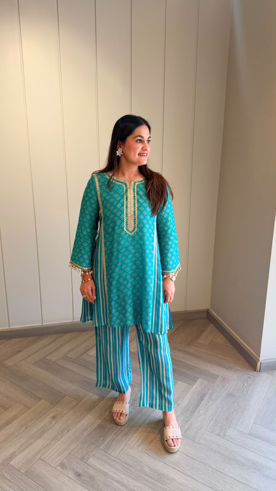 Ocean Adda Gota Co-ord Set