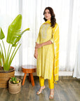 Sunshine Pale yellow  suit set