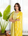 Sunshine Pale yellow  suit set